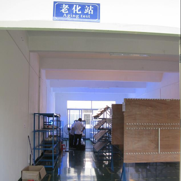 Aging test area
