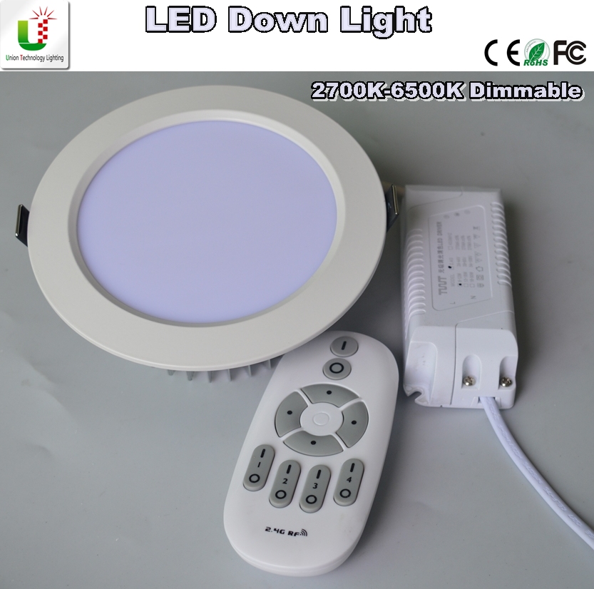 Color Temperature adjustable down light 4inch 12W LED down light